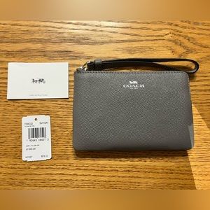 Coach Corner Zip Wristlet